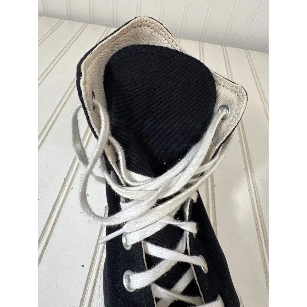 Converse Chuck Taylor All Star Lift Hi Women 7.5 Black Platform Sneakers Grunge